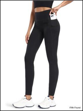 Tall Women's Cotton Leggings High Waist Yoga Pants with Pockets